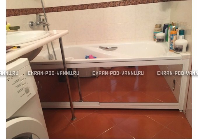 Раздвижной экран EUROPLEX Роликс Зеркальный – купить по цене 9700 руб. в интернет-магазине в городе Набережные Челны картинка 10