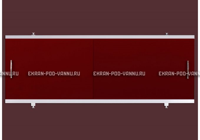 Экран EUROPLEX Универсал бордо под трубы – купить по цене 6250 руб. в интернет-магазине в городе Набережные Челны картинка 1