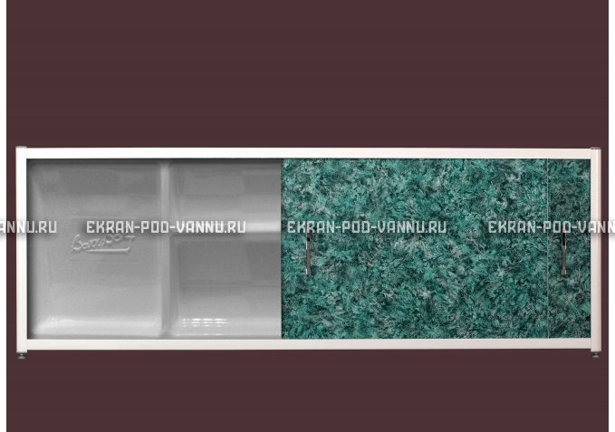Экран с полкой - Малахит – купить по цене 6280 руб. в интернет-магазине в городе Набережные Челны картинка 1