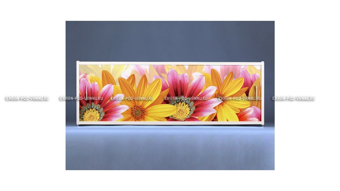 Раздвижной ФОТО экран - Flowers – купить по цене 8500 руб. в интернет-магазине в городе Набережные Челны картинка 6