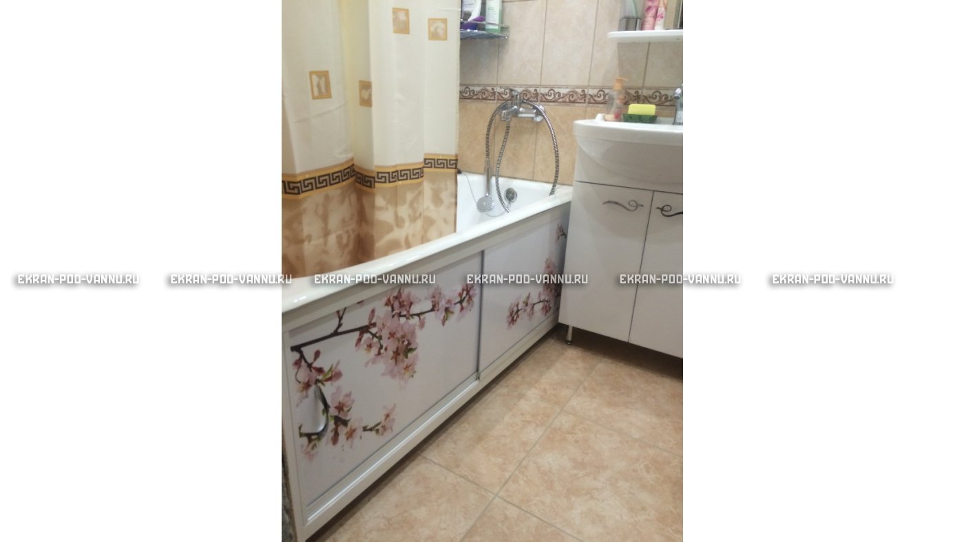Раздвижной ФОТО экран - Белая акация – купить по цене 8500 руб. в интернет-магазине в городе Набережные Челны картинка 8