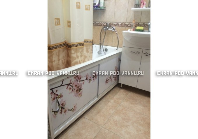 Раздвижной ФОТО экран - Белая акация – купить по цене 8500 руб. в интернет-магазине в городе Набережные Челны картинка 1