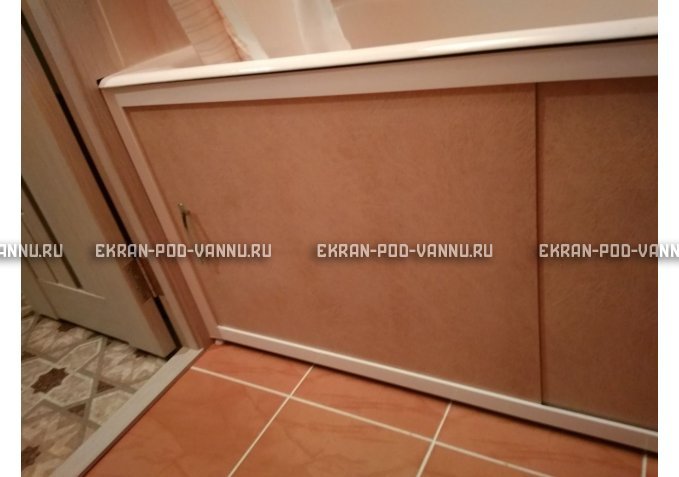 Раздвижной экран EUROPLEX Комфорт бежевый – купить по цене 6750 руб. в интернет-магазине в городе Набережные Челны картинка 2