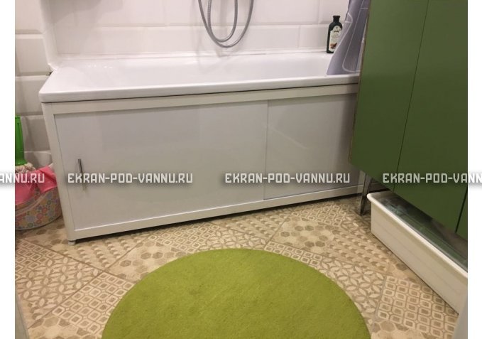 Раздвижной экран EUROPLEX Комфорт белый – купить по цене 6400 руб. в интернет-магазине в городе Набережные Челны картинка 1