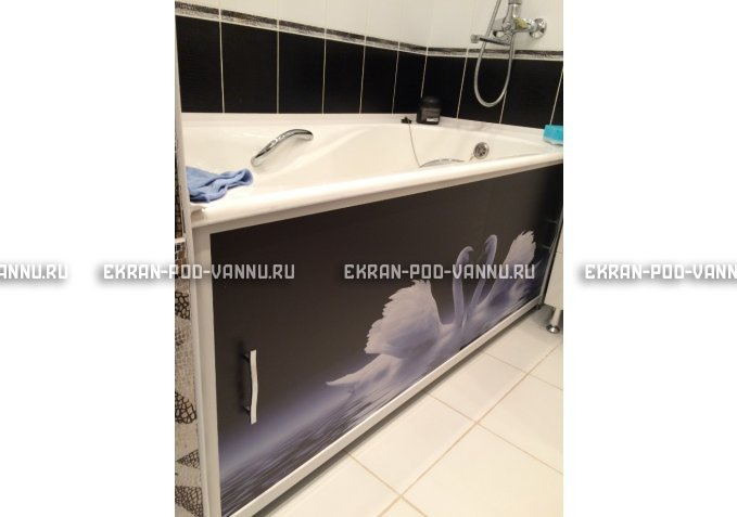 Раздвижной ФОТО экран - Лебеди – купить по цене 8500 руб. в интернет-магазине в городе Набережные Челны картинка 2