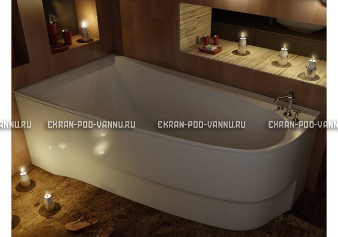 Акриловая ванна Vayer Boomerang 180x100 – купить по цене 53030 руб. в интернет-магазине в городе Набережные Челны картинка 3