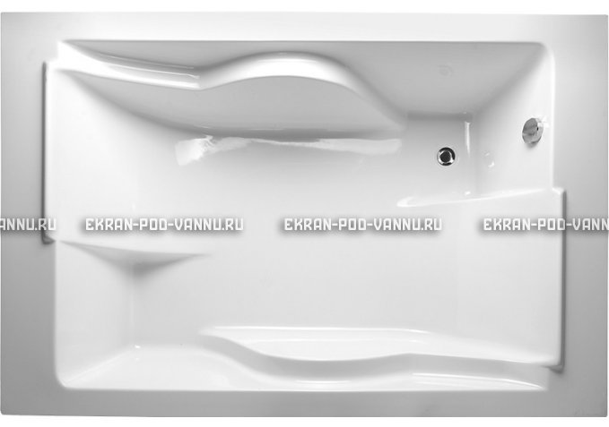 Акриловая ванна Vayer Coral 180x120 – купить по цене 33850 руб. в интернет-магазине в городе Набережные Челны картинка 2