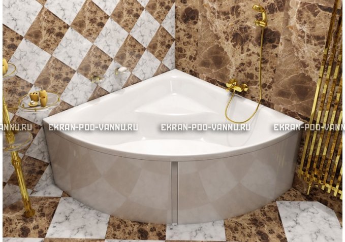 Акриловая ванна Vayer Persefona 140x140 – купить по цене 25230 руб. в интернет-магазине в городе Набережные Челны картинка 1