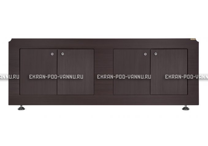 Экран VOD-OK Олимп 170 распашной - Венге – купить по цене 5690 руб. в интернет-магазине в городе Набережные Челны картинка 1