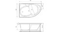 Акриловая ванна Relisan Sofi 170x105 – купить по цене 23480 руб. в интернет-магазине в городе Набережные Челны картинка 17