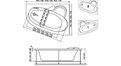 Акриловая ванна Relisan Ariadna 170x110 – купить по цене 27800 руб. в интернет-магазине в городе Набережные Челны картинка 13