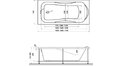 Акриловая ванна Relisan Elvira 170x75 – купить по цене 16160 руб. в интернет-магазине в городе Набережные Челны картинка 13