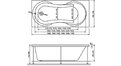 Акриловая ванна Relisan Lada 150x70 – купить по цене 14400 руб. в интернет-магазине в городе Набережные Челны картинка 13