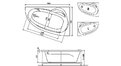 Акриловая ванна Relisan Zoya 150x95 – купить по цене 19230 руб. в интернет-магазине в городе Набережные Челны картинка 13