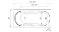 Акриловая ванна 1MarKa Gloria 160x70 – купить по цене 12050 руб. в интернет-магазине в городе Набережные Челны картинка 17