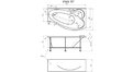 Акриловая ванна 1MarKa Gracia 160x95 – купить по цене 20300 руб. в интернет-магазине в городе Набережные Челны картинка 17