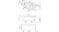 Акриловая ванна 1MarKa Piccolo 150х75 – купить по цене 11310 руб. в интернет-магазине в городе Набережные Челны картинка 25