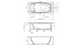 Отрезная ванна 1MarKa Pragmatika 173-155х75 см  – купить по цене 15450 руб. в интернет-магазине в городе Набережные Челны картинка 25