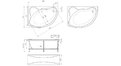 Акриловая ванна 1MarKa Catania 150x100 – купить по цене 17050 руб. в интернет-магазине в городе Набережные Челны картинка 13