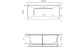 Акриловая ванна Vayer Casoli 170x75 – купить по цене 19110 руб. в интернет-магазине в городе Набережные Челны картинка 10